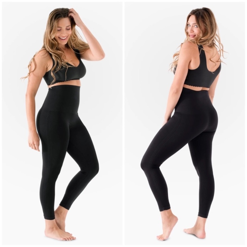 Belly Bandit Mother Tucker Maternity compression black leggings Size S/P